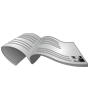 Broschüre mit Metall-Spiralbindung, Endformat DIN A5 quer, 384-seitig