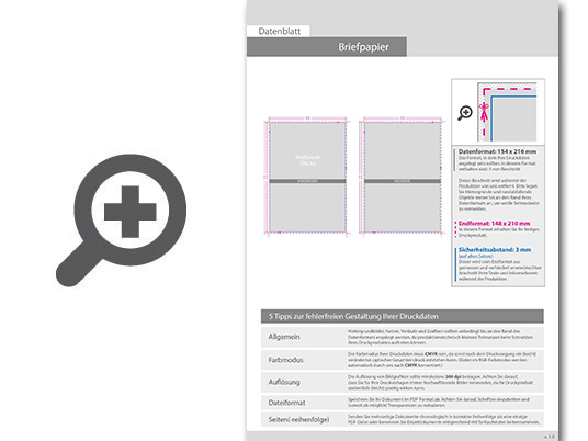 Product Bild briefpapier_din_a5__1_1_farbig__(vorderseite__graustufen___r__ckseite__graustufen)