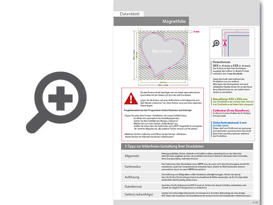 Product Bild hochwertige_k__hlschrank-magnetfolie_in_herz-form___einseitig_4_0-farbig_bedruckt