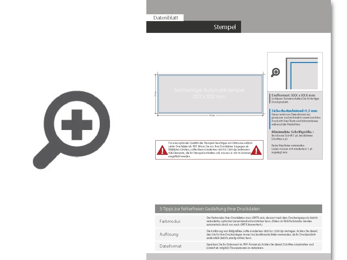 Product Bild rechteckiger_automatikstempel_mit_schwarzem_kissen