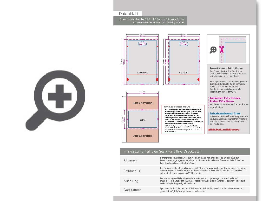 Product Bild standbodenbeutel_250_ml_(13_cm_x_19_cm_x_8_cm)_mit_individuellem_boden_mit_euroloch__4-farbig_bedruckt